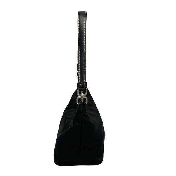 Auth PRADA - BR1268 Black Nylon Leather Handbag - Picture 3 of 16